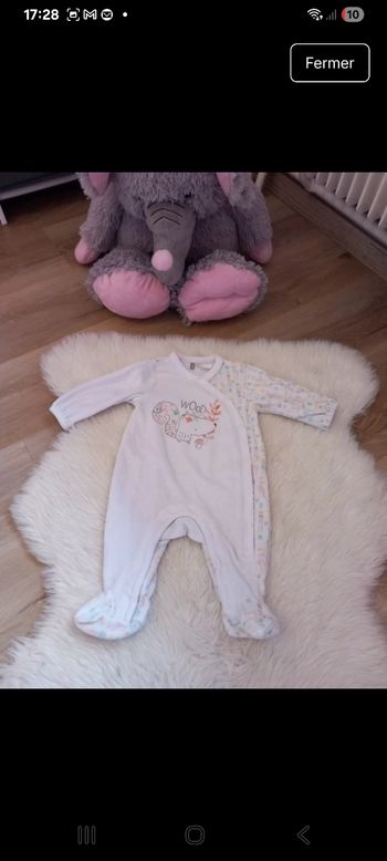 Très jolie pyjamas 3 mois Orchestra 