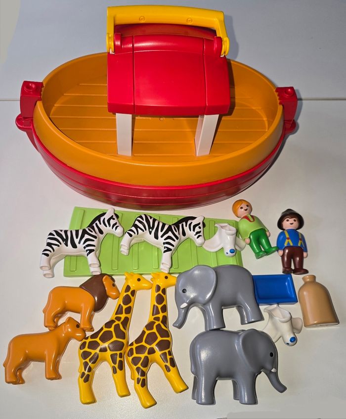 123 playmobil arche de noe transportable 6765 complète - photo numéro 2