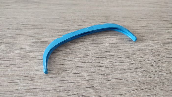 Baguette pare-chocs arrière miniature Porsche 356 B 1961 Burago BBurago 1/18 1/18e 1/18ème #B68