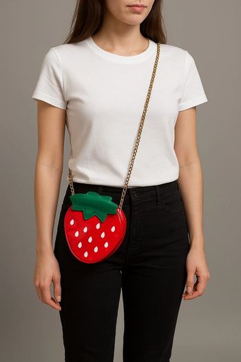 Sac bandoulière fraise 🍓