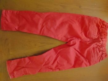 Jean rouge 18/24mois