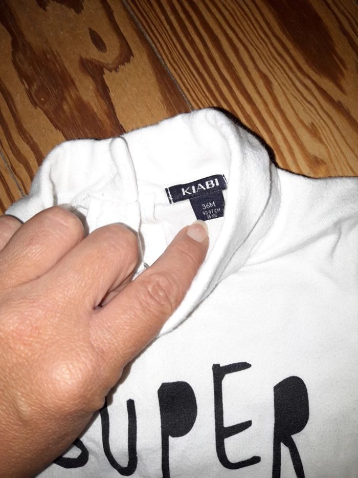 Tee-shirt manches longues 36 mois Kiabi - photo numéro 3