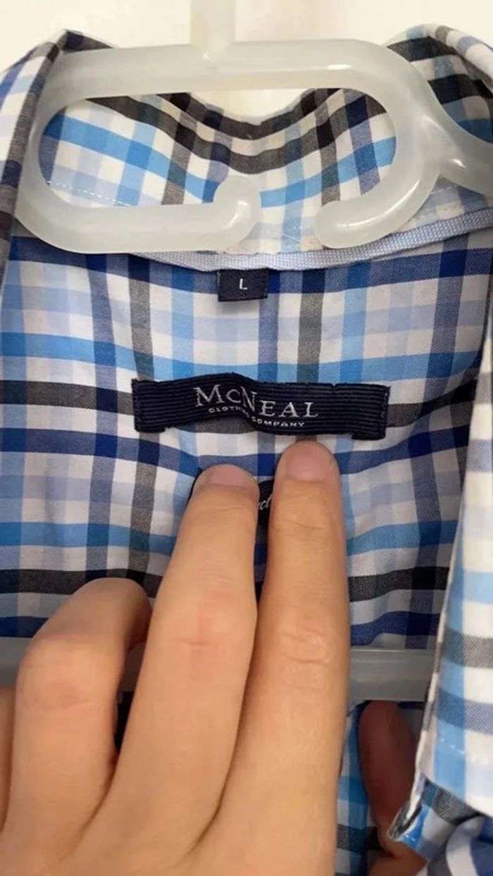 Chemise carreaux bleu - photo numéro 2