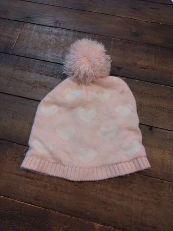 Bonnet rose bebe 6 12 mois
