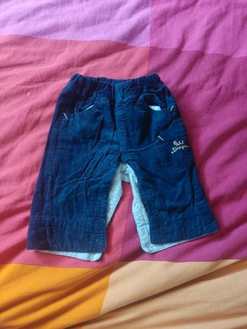 Pantalon velours Verbaudet 1 mois