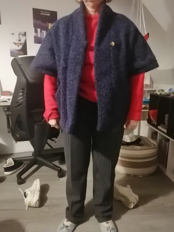 Veste polaire sans manche type laine bouillie 