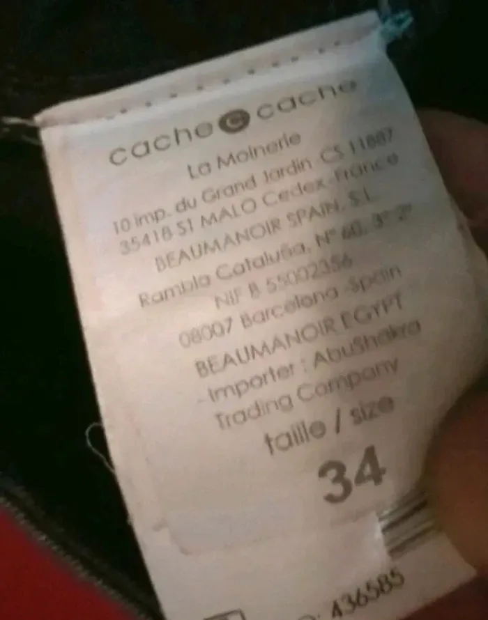 Jean stretch gris effet huilé taille xs - photo numéro 12