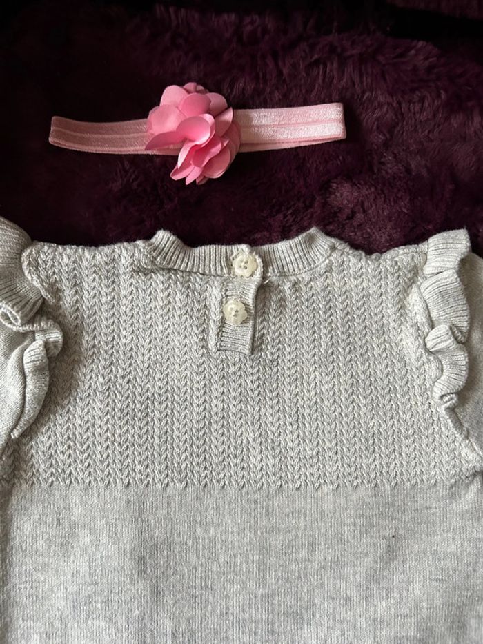 Robe pull/ collant assorti 68 cm - photo numéro 13