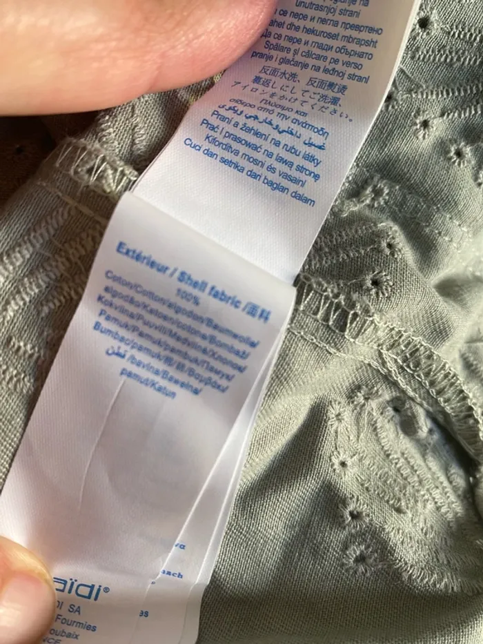 Veste chemise broderies anglaise Okaidi Okaïdi taille 10 ans Neuve - photo numéro 6