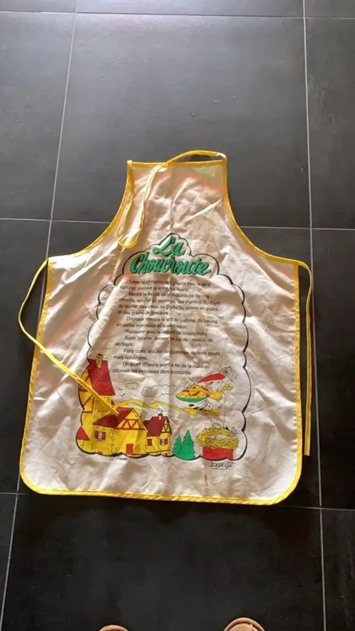 Tablier vintage #choucroute - photo numéro 2