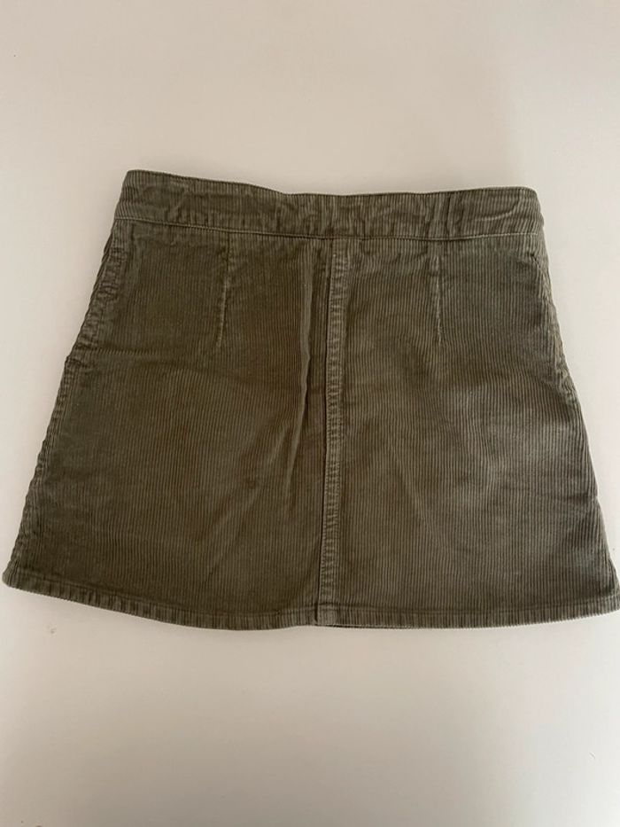Jupe kaki en velours côtelé bonton 6 ans - photo numéro 3