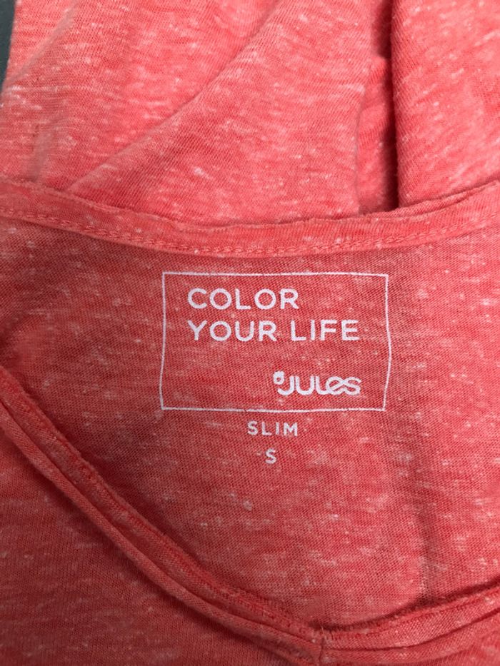 Tee-shirt corail Jules - Taille S - photo numéro 3