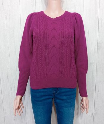 Pull femme - Taille S/36 - naf naf - couleur violet 