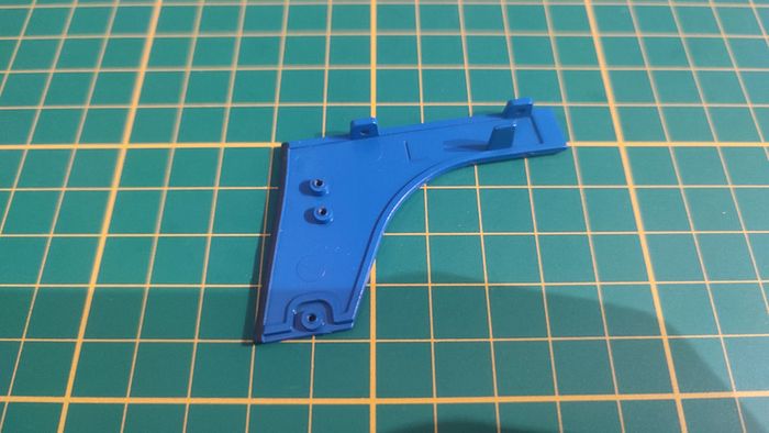 Garniture intérieure arrière gauche 1 68A N°68 Renault R8 Gordini 1/8 Eaglemoss #A67