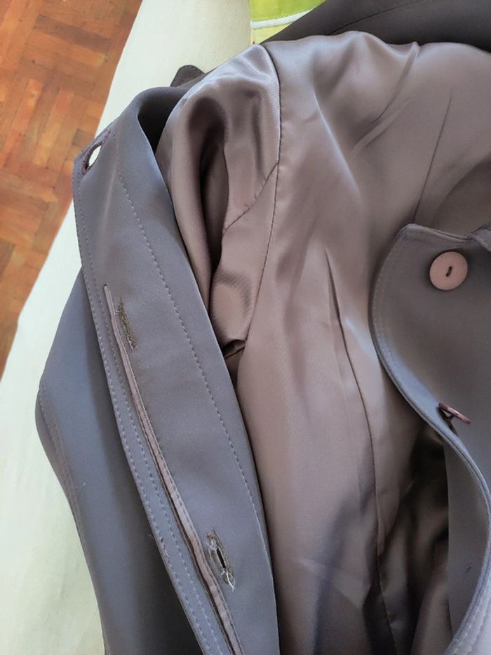 Manteau longue en violet - photo numéro 3