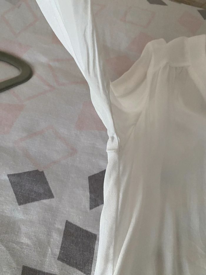 Superbe belle chemise blanche Amisu neuve avec étiquette taille M - photo numéro 14