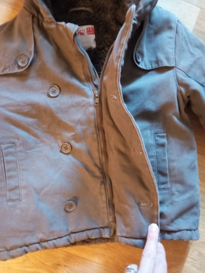 Manteau garçon fourré 23 mois du pareil au même - photo numéro 3