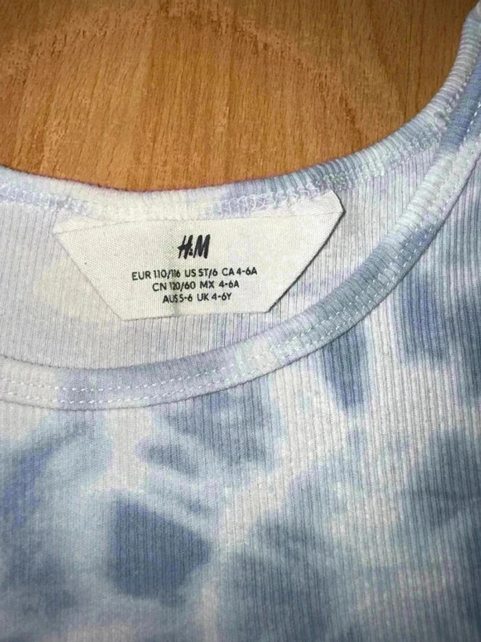 Débardeur Tie-Dye H&M - 4-6 ans - Très bon état - photo numéro 2