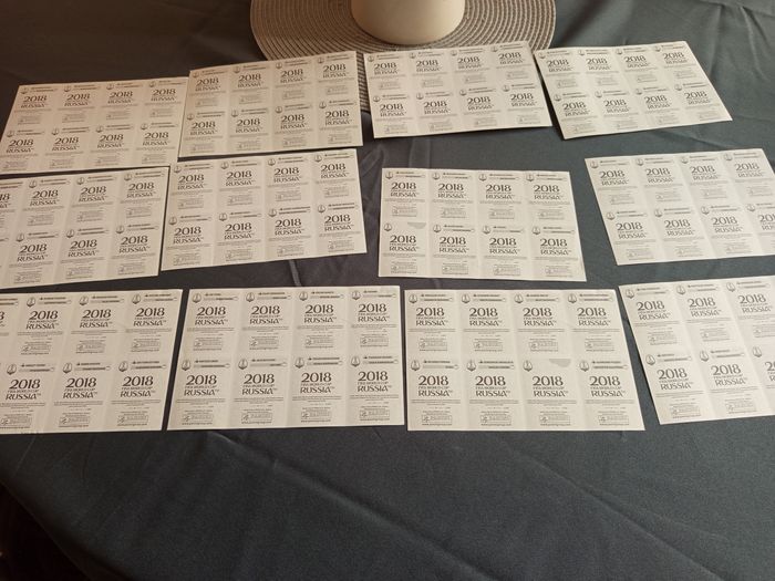 Autocollants panini 2018 FIFA World cup russia - photo numéro 2