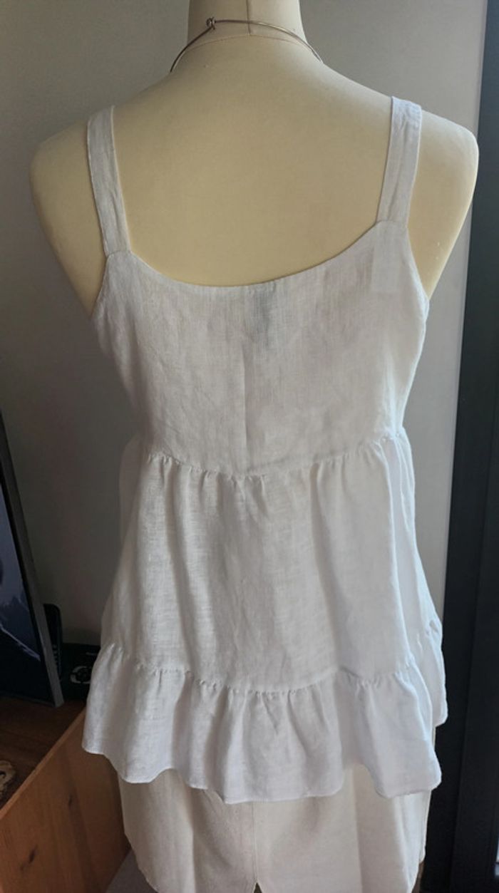 Top à bretelles léger en lin - photo numéro 7