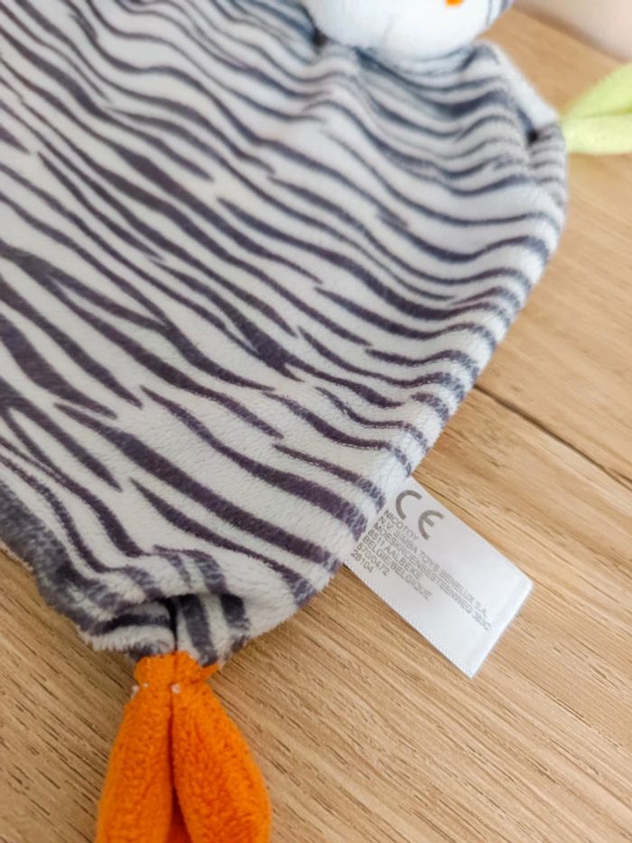 Doudou zèbre nicotoy - photo numéro 3