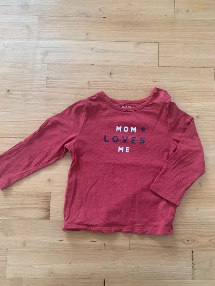 Tee shirt fille 18 mois