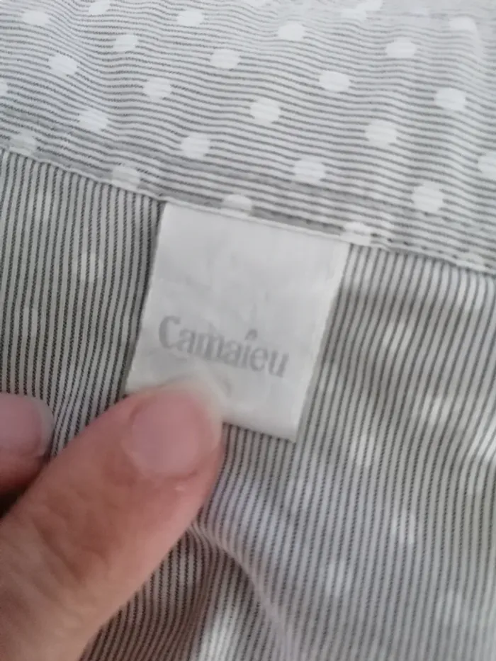Chemise Camaïeu (blanc), XXL / 44 / 16 - photo numéro 3