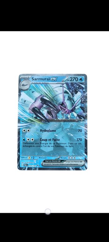 Carte Pokémon Samouraï ex 270 PV - faille paradoxe 