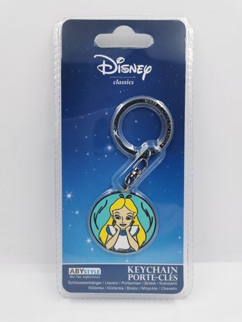 ALICE AU PAYS DES MERVEILLES : Porte-Cles Metal Disney