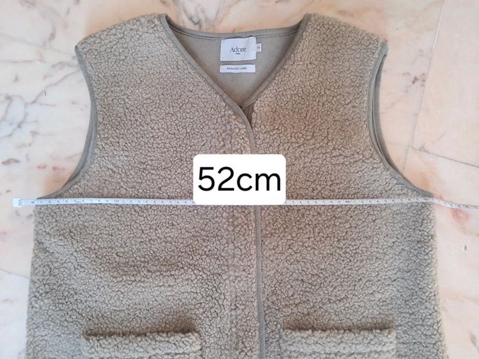 Adoré Paris gilet zip sans manches mouton synthétique 38/40 - photo numéro 15