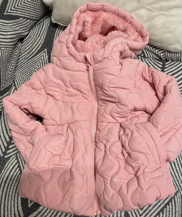 Veste Polaire Doudoune Rose fille taille 24 mois ZEN baby - photo numéro 8