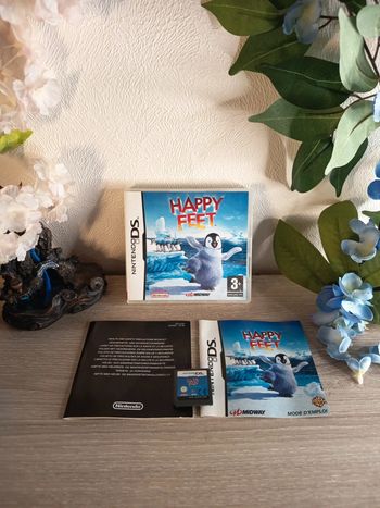 Jeu Nintendo DS – Happy Feet + boîte et notices
