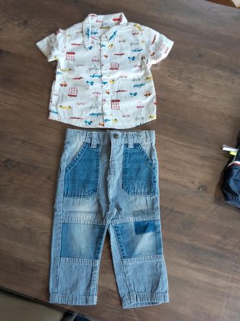 Ensemble chemisier pantalon