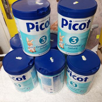 Lot de 8 boîtes de lait Picot 3