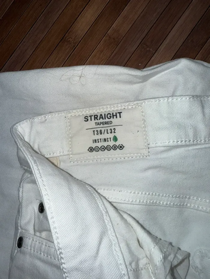 Pantalon blanc bonobo Taille 36 - photo numéro 4