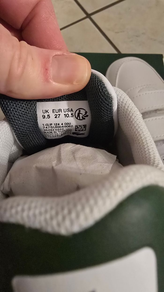 (NEUVES non portées)🏷🤩🥰😍 superbes baskets lacoste pointure 27 garçon 🤩🥰😍 - photo numéro 6