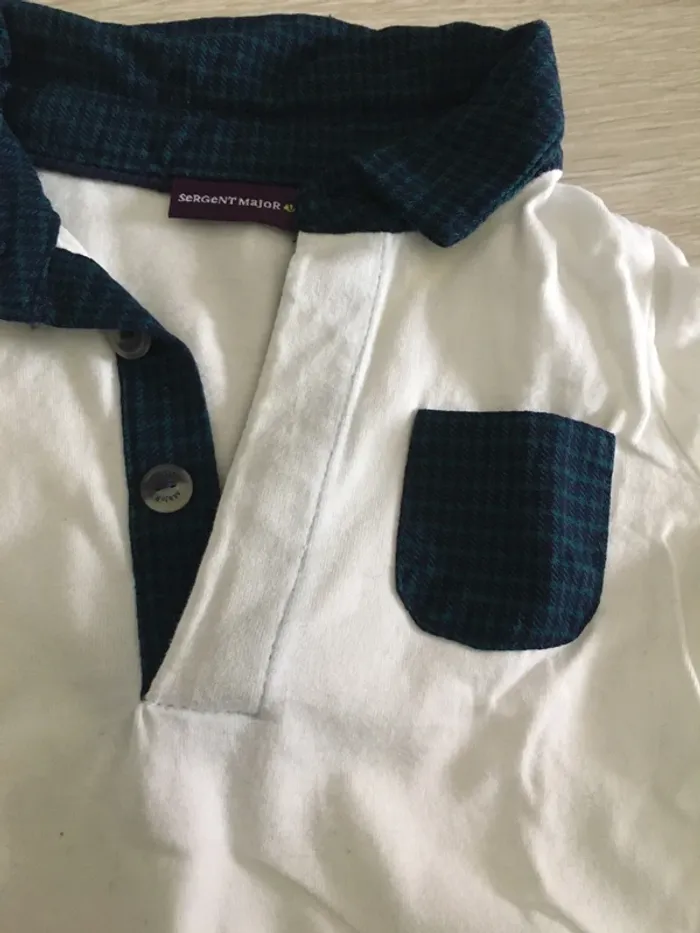 Ensemble salopette + polo sergent major 9 mois - photo numéro 11