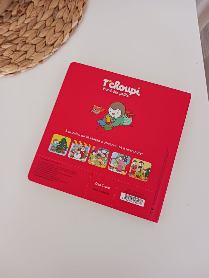 Livre puzzle t'choupi noel - photo numéro 3