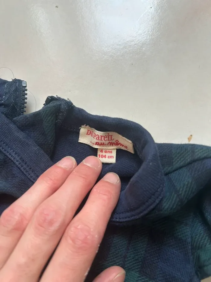 Robe à carreaux Du Pareil au Même 4 ans - photo numéro 5