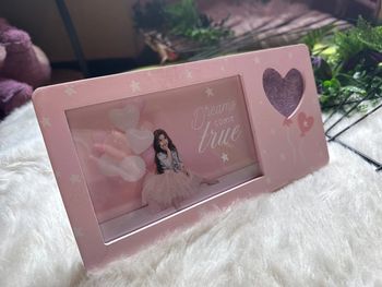 Cadre photo Rose - chambre petite fille