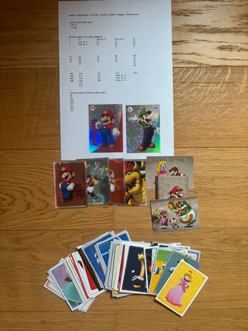 Autocollants stickers Panini Mario Playtime