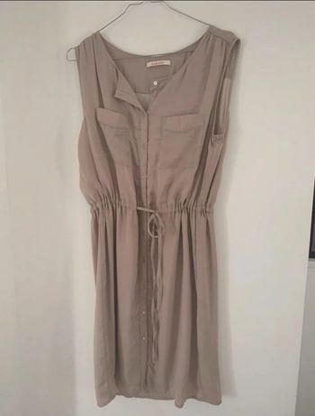 Robe beige camaïeu femme taille 38