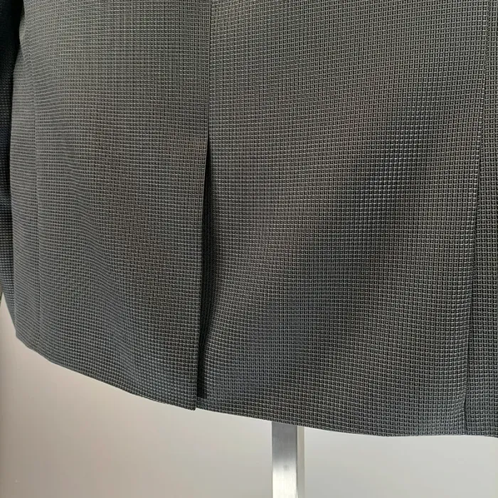 Veste grise - veste de costume grise quadrillée relief - A462 veste grise - photo numéro 7