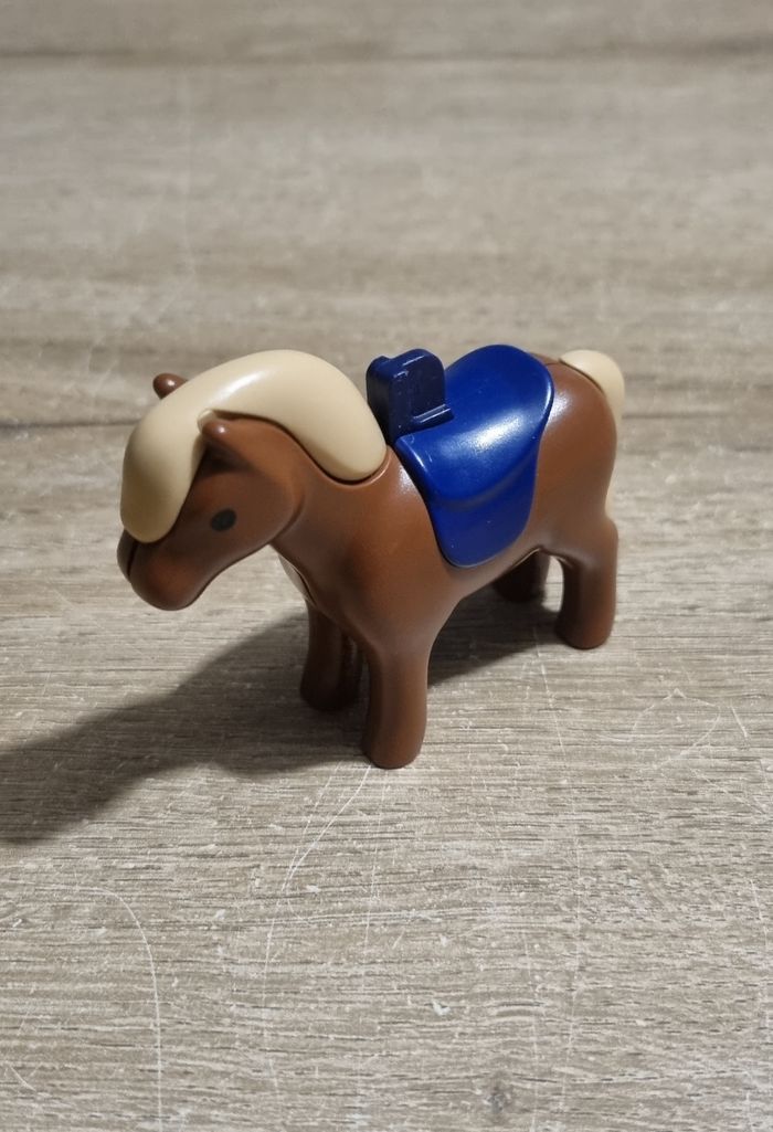 Cheval et enclos Playmobil 1 2 3 - photo numéro 4