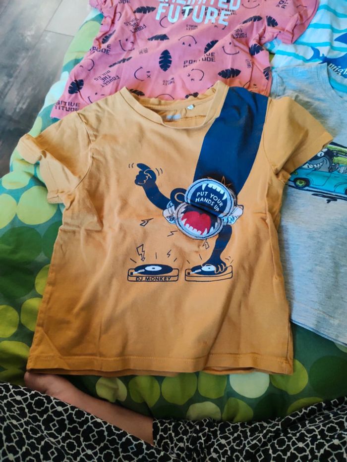 Lot de 4 tee shirts manches courtes - photo numéro 3