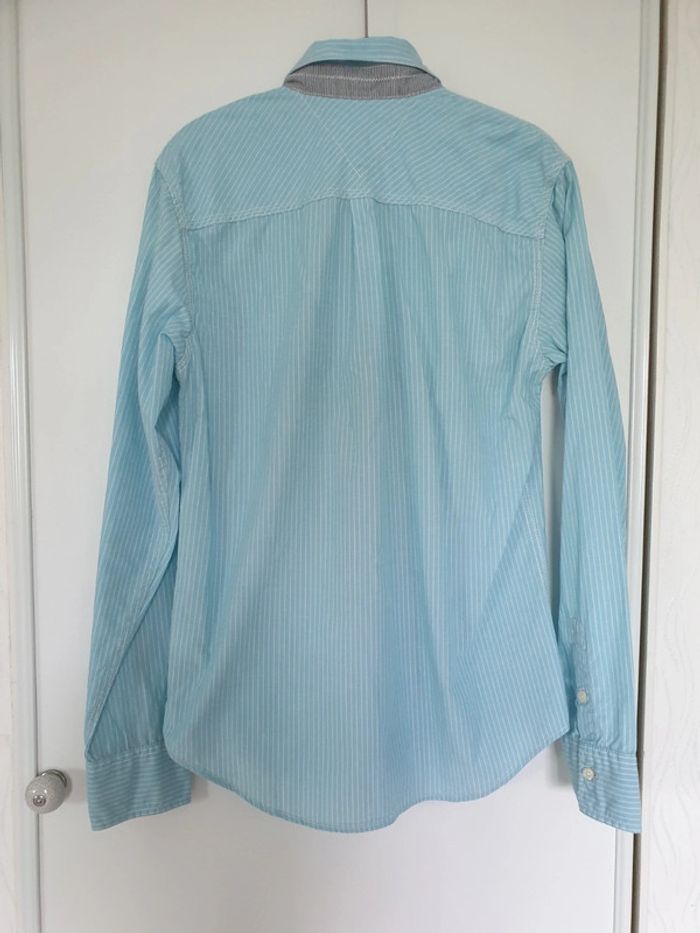 Chemise rayée bleu Tommy Hilfiger S - photo numéro 2