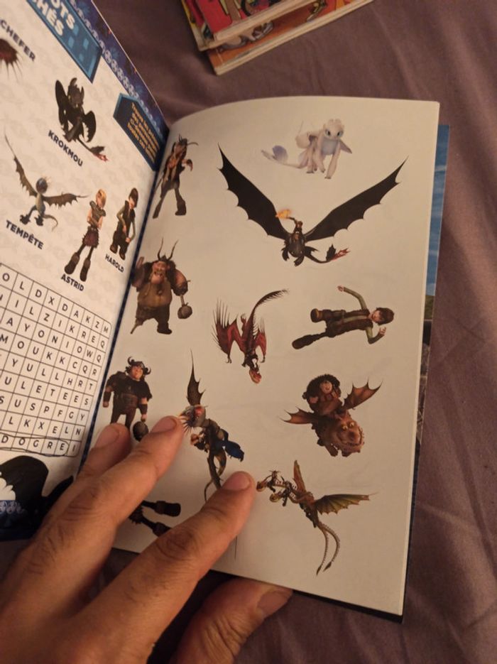 Livre  d'activité dragons - photo numéro 3