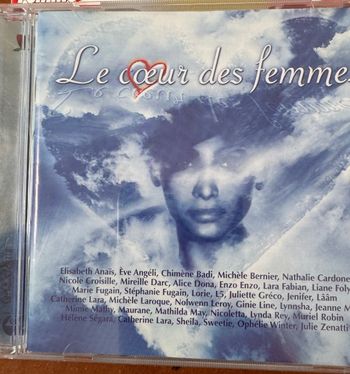 CD compilation, 2004, le coeur des femmes (bleu)