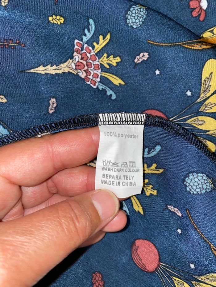 Robe Imprimée Avec Broderie Taille S - photo numéro 9