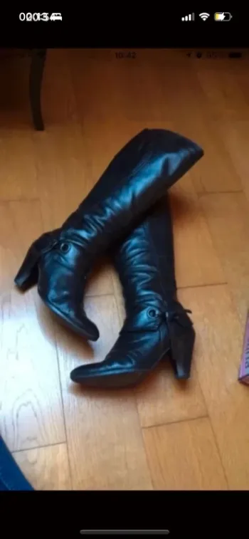 Bottes hautes noir